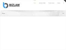Tablet Screenshot of bizlawlawyers.com